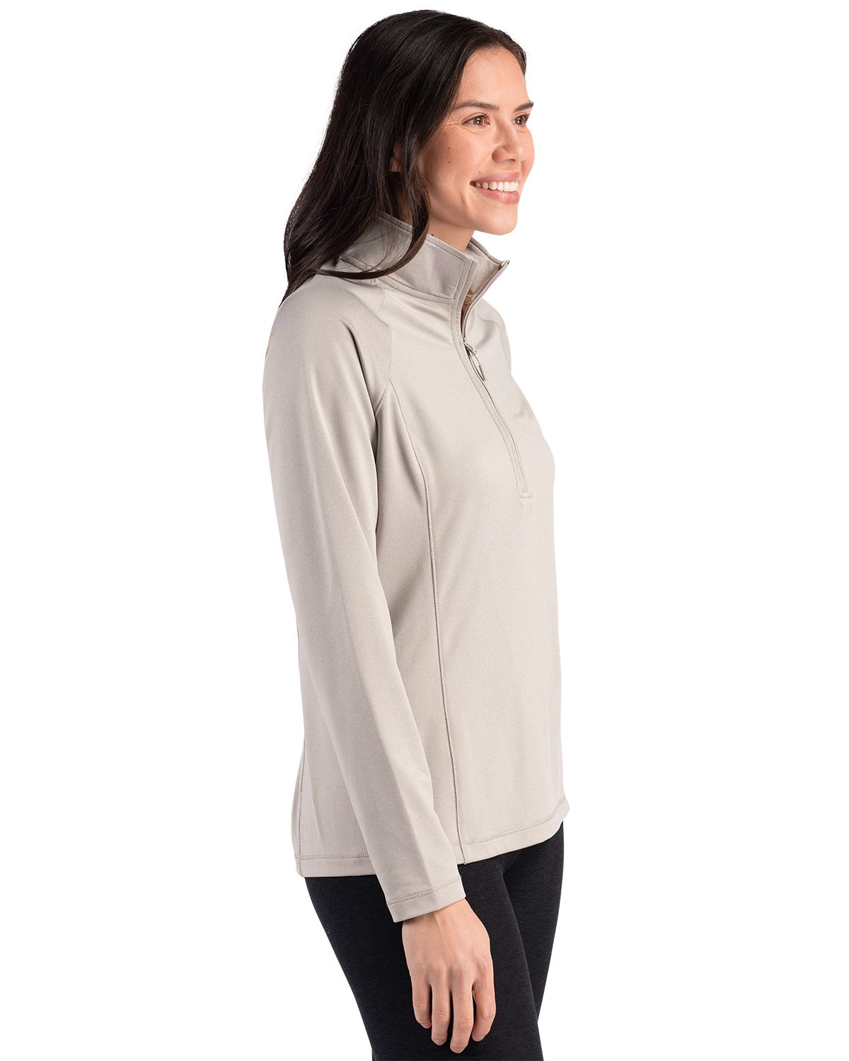 Clique Women's Dash Recycled Quarter Zip Sweatshirt-3