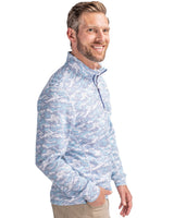 Cutter & Buck Men's Traverse Camo Quarter Zip Pullover-3