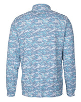 Cutter & Buck Men's Traverse Camo Quarter Zip Pullover-8