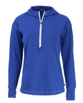 Cutter & Buck Women's Daybreak Recycled Half Zip Hooded Pullover-1