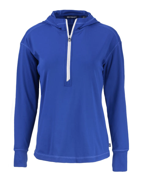 Cutter & Buck Women's Daybreak Recycled Half Zip Hooded Pullover-1