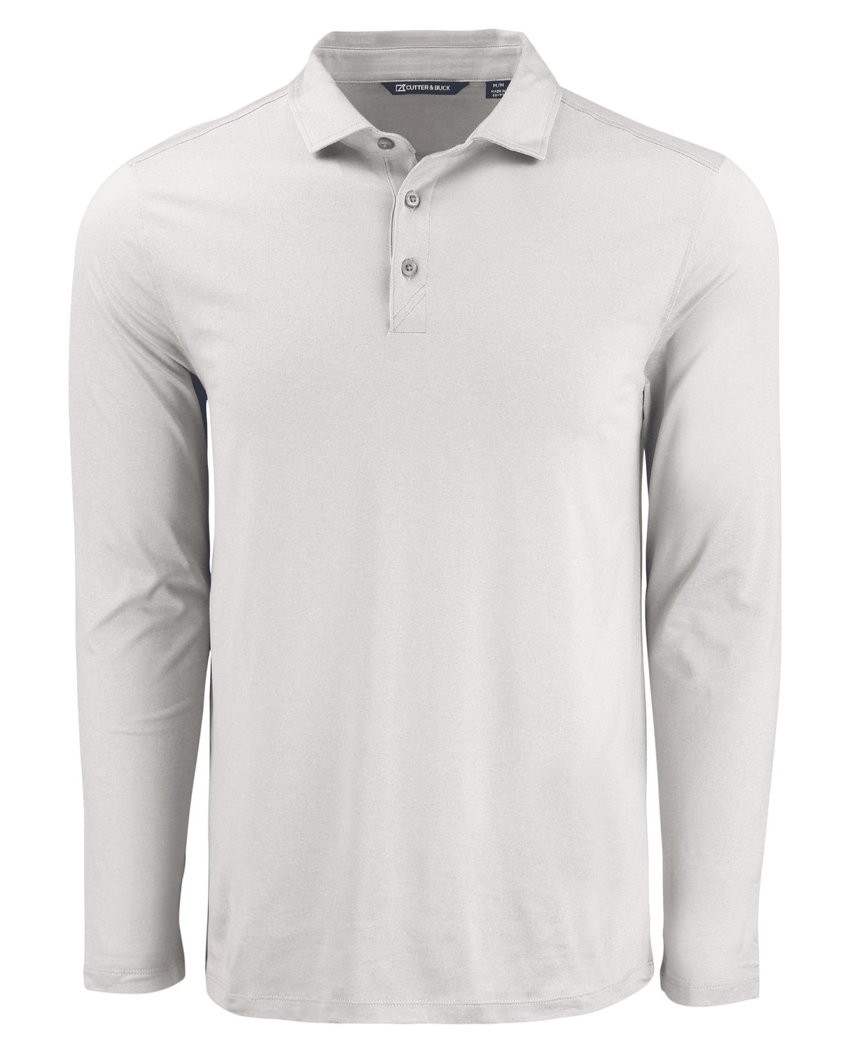 Cutter & Buck Men's Coastline Recycled Double Peached Long Sleeve Polo-1