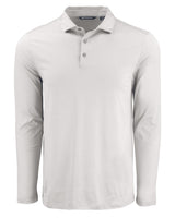 Cutter & Buck Men's Coastline Recycled Double Peached Long Sleeve Polo-1