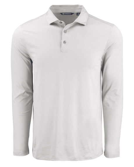 Cutter & Buck Men's Coastline Recycled Double Peached Long Sleeve Polo-1