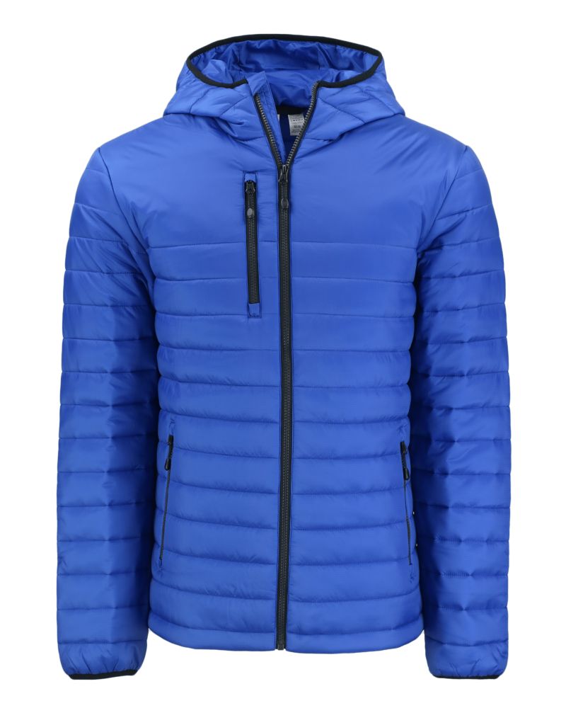 Clique Men's Valhalla Recycled Insulated Puffer Full Zip Hooded Jacket-12