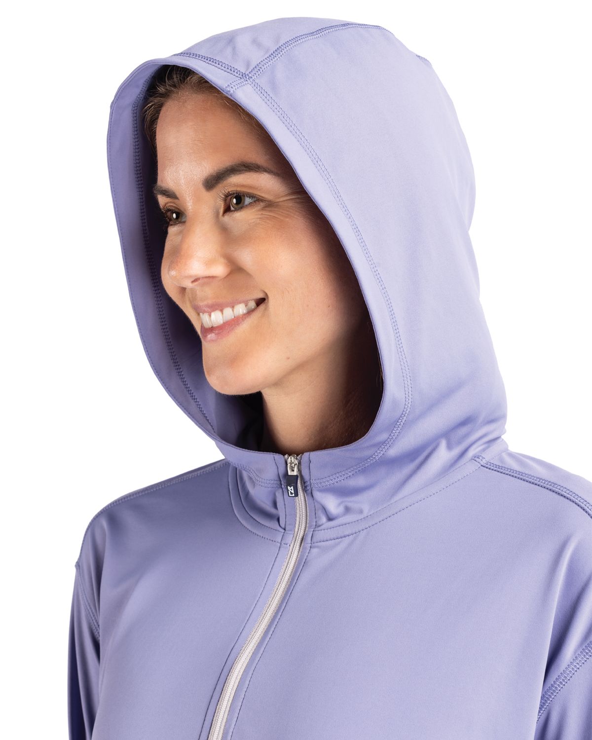Cutter & Buck Women's Daybreak Recycled Half Zip Hooded Pullover-9