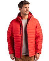 Clique Men's Valhalla Recycled Insulated Puffer Full Zip Hooded Jacket-6