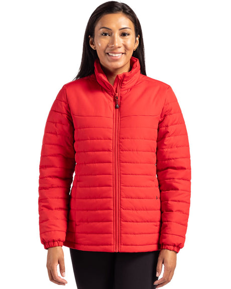 Clique Women's Elevation Recycled Insulated Puffer Full Zip Jacket-1