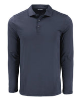 Cutter & Buck Men's Coastline Recycled Double Peached Long Sleeve Polo-6