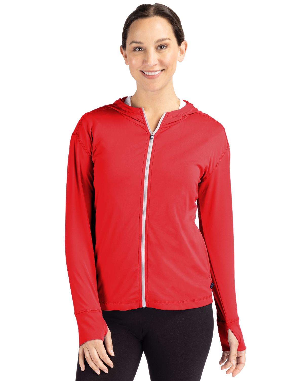Cutter & Buck Women's Daybreak Recycled Hooded Full Zip-4
