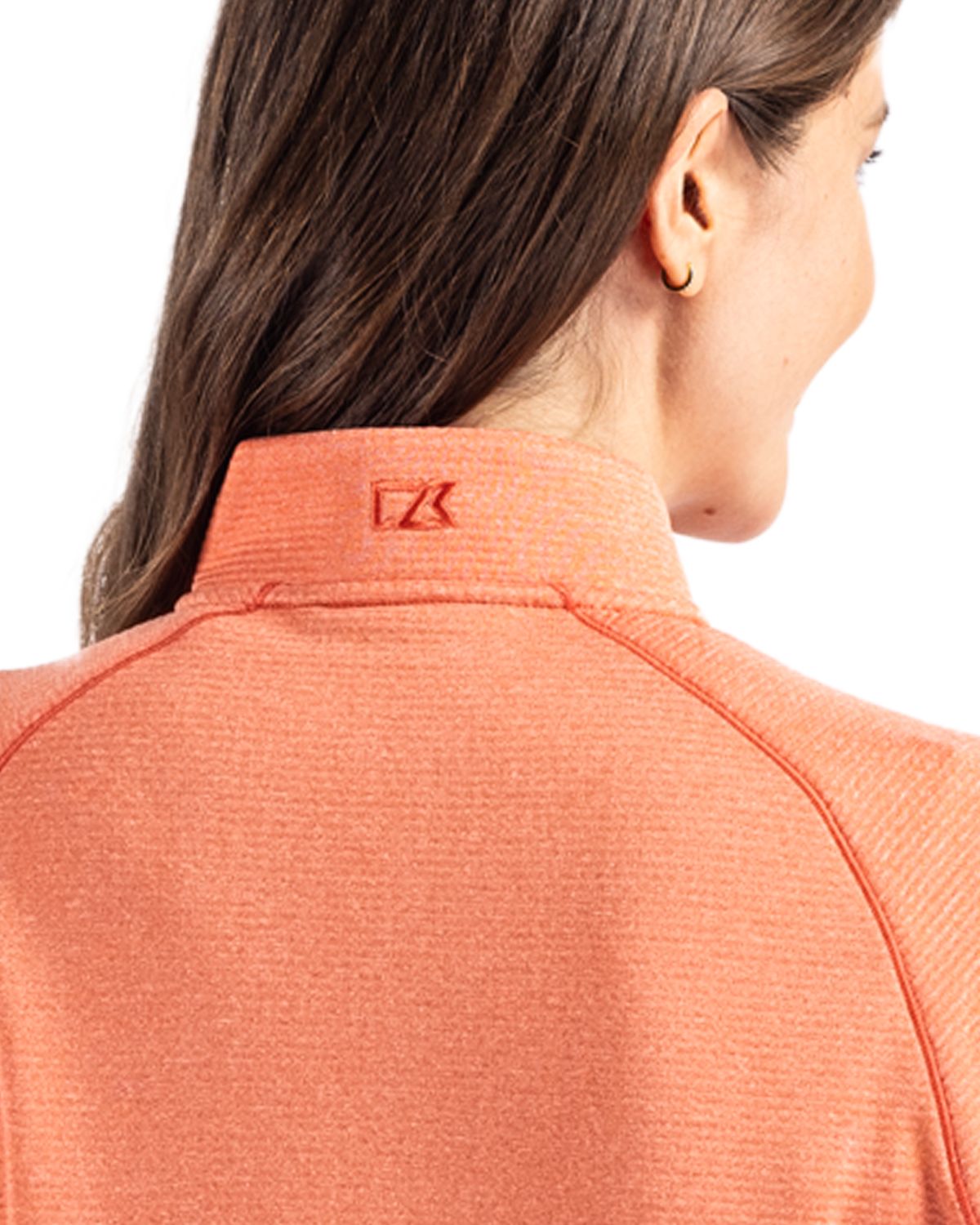 Cutter & Buck Women's Peshastin Recycled GridFleece Half Zip Pullover-2
