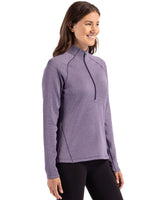 Cutter & Buck Women's Peshastin Recycled GridFleece Half Zip Pullover-7