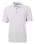 Cutter & Buck Men's Virtue Recycled Botanical Print Featherlight Pique Polo-1