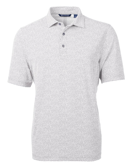 Cutter & Buck Men's Virtue Recycled Botanical Print Featherlight Pique Polo-1