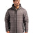 Clique Men's Valhalla Recycled Insulated Puffer Full Zip Hooded Jacket-1
