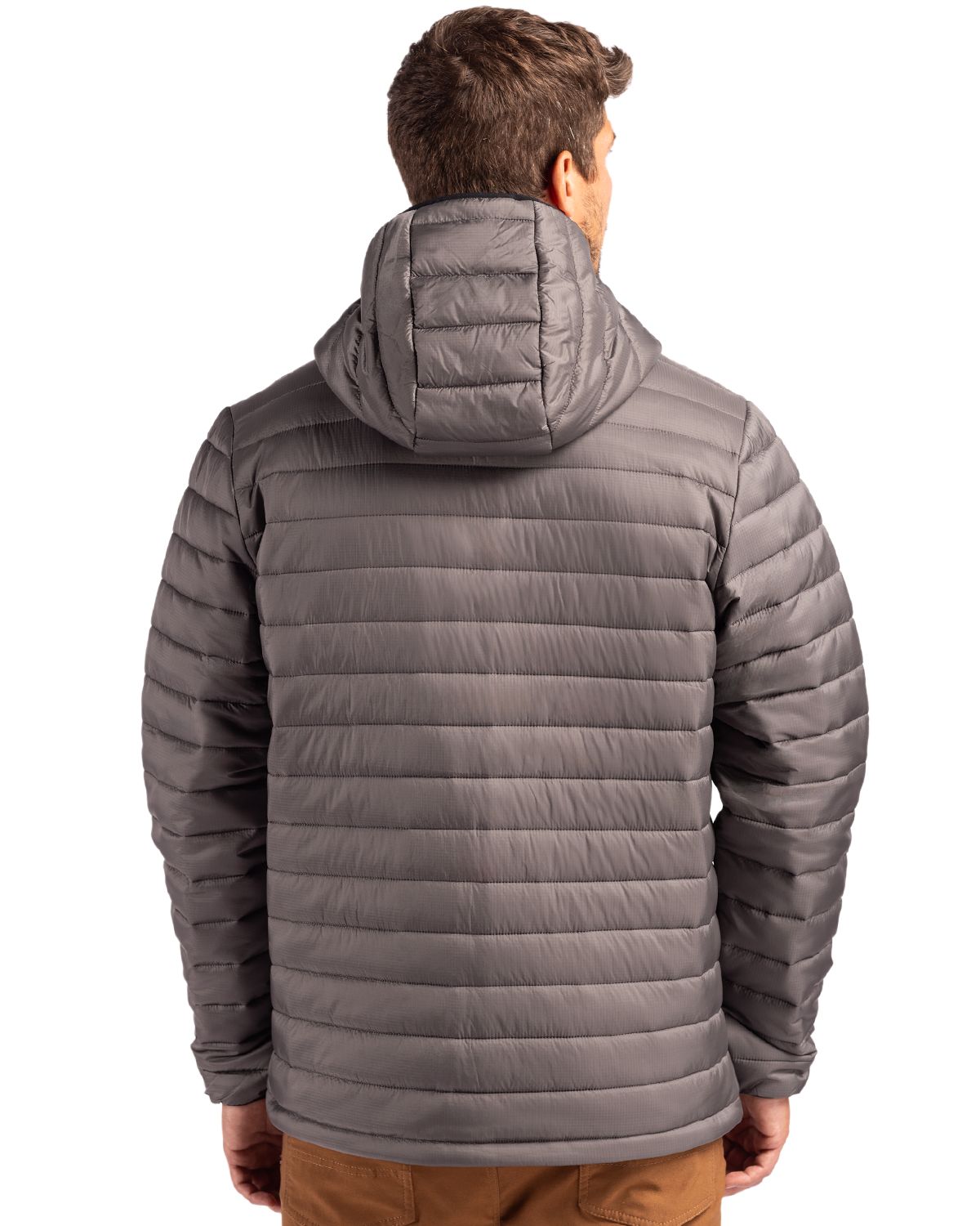 Clique Men's Valhalla Recycled Insulated Puffer Full Zip Hooded Jacket-3