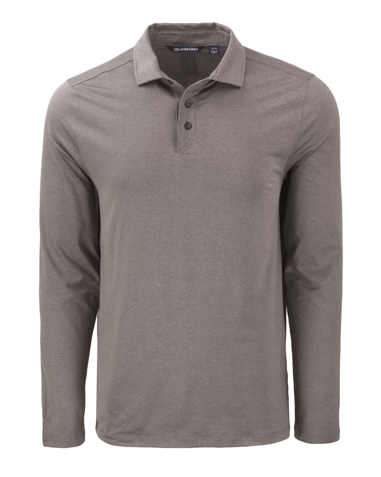 Cutter & Buck Men's Coastline Recycled Double Peached Long Sleeve Polo-6