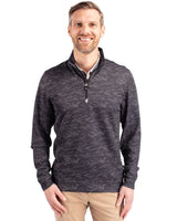 Cutter & Buck Men's Traverse Camo Quarter Zip Pullover-7