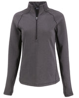 Cutter & Buck Women's Peshastin Recycled GridFleece Half Zip Pullover-1