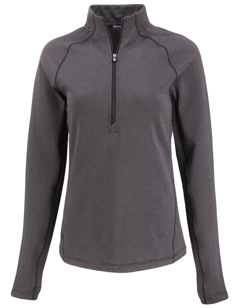 Cutter & Buck Women's Peshastin Recycled GridFleece Half Zip Pullover-3