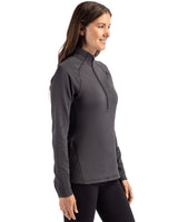 Cutter & Buck Women's Peshastin Recycled GridFleece Half Zip Pullover-6
