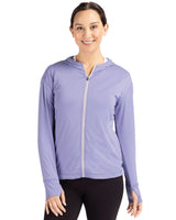 Cutter & Buck Women's Daybreak Recycled Hooded Full Zip-4