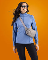 Clique Women's Dash Recycled Quarter Zip Sweatshirt-2