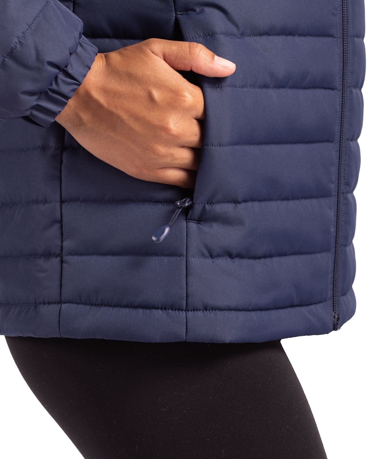Clique Women's Elevation Recycled Insulated Puffer Full Zip Jacket-5