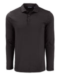 Cutter & Buck Men's Coastline Recycled Double Peached Long Sleeve Polo-1