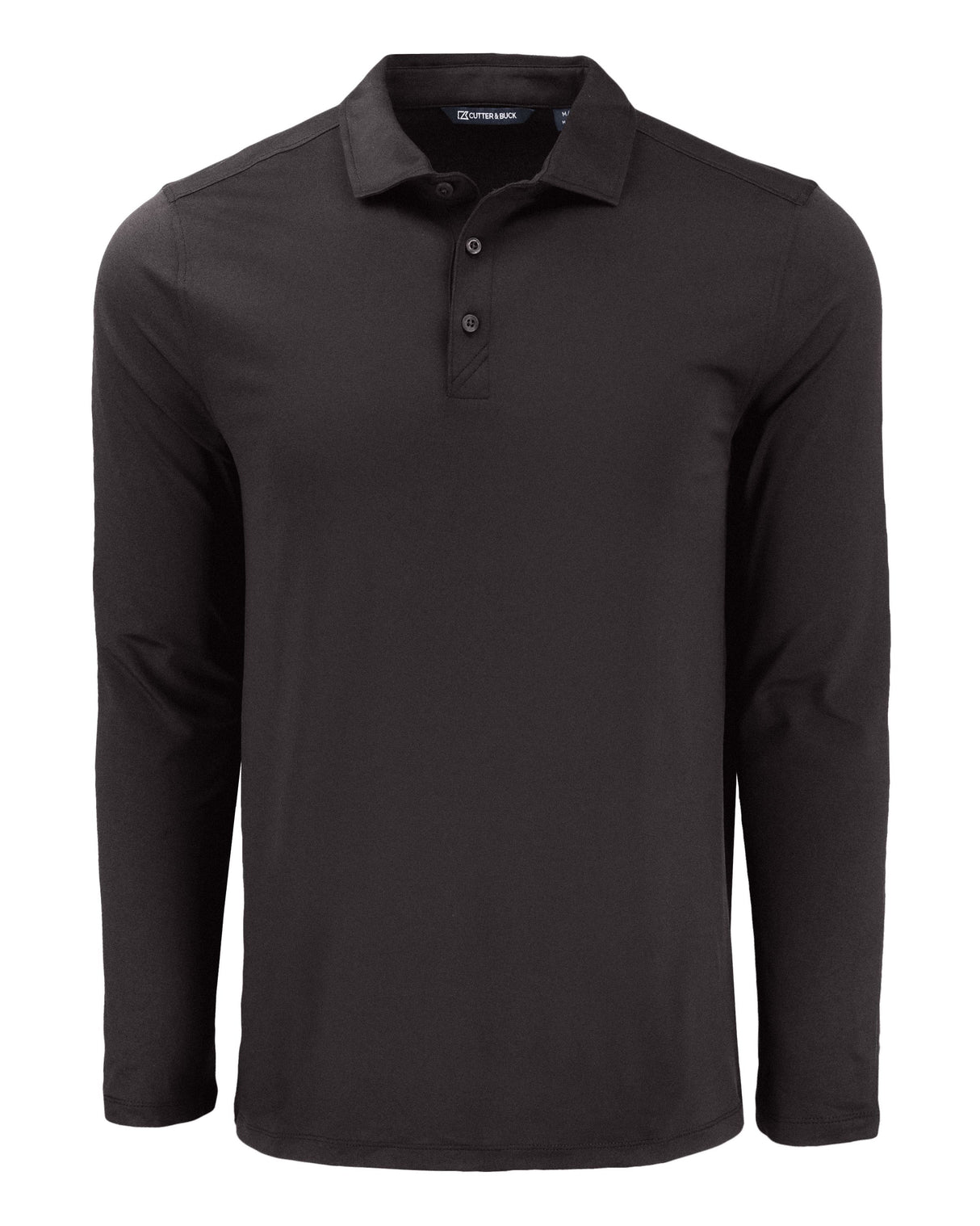 Cutter & Buck Men's Coastline Recycled Double Peached Long Sleeve Polo-1