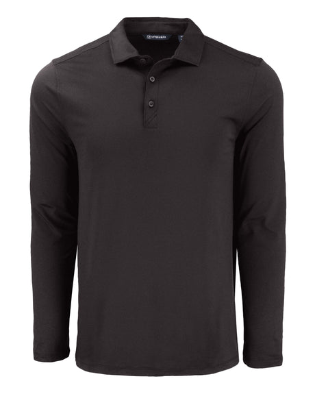Cutter & Buck Men's Coastline Recycled Double Peached Long Sleeve Polo-1