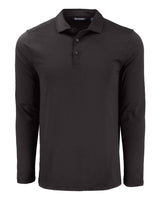 Cutter & Buck Men's Coastline Recycled Double Peached Long Sleeve Polo-2