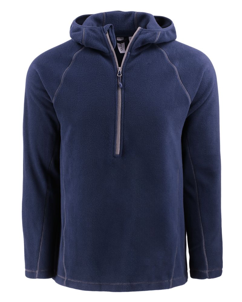 Clique Men's Powder Recycled Fleece Half Zip Sweatshirt-2