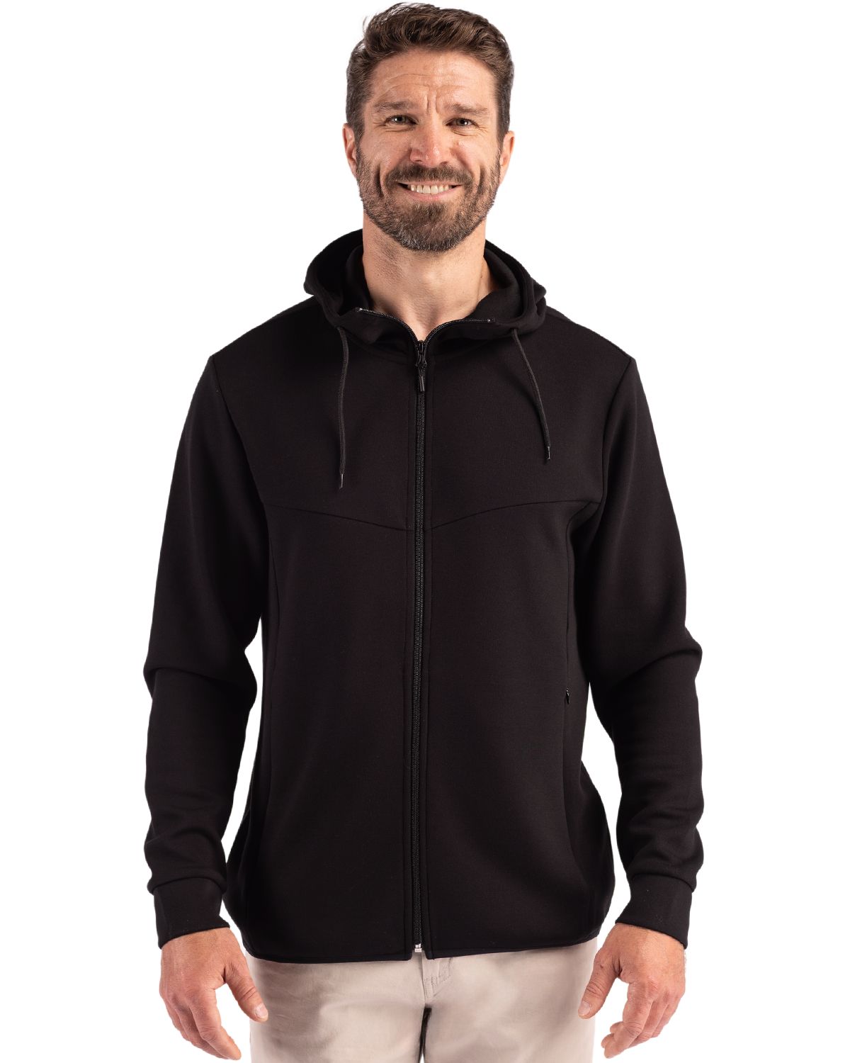 Clique Men's Haven Recycled Full Zip Hooded Sweatshirt-5