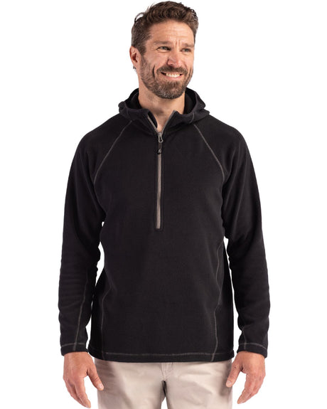 Clique Men's Powder Recycled Fleece Half Zip Sweatshirt-1
