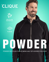 Clique Men's Powder Recycled Fleece Half Zip Sweatshirt-8