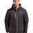 Clique Men's Valhalla Recycled Insulated Puffer Full Zip Hooded Jacket-1
