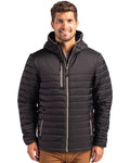 Clique Men's Valhalla Recycled Insulated Puffer Full Zip Hooded Jacket-1