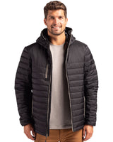 Clique Men's Valhalla Recycled Insulated Puffer Full Zip Hooded Jacket-2