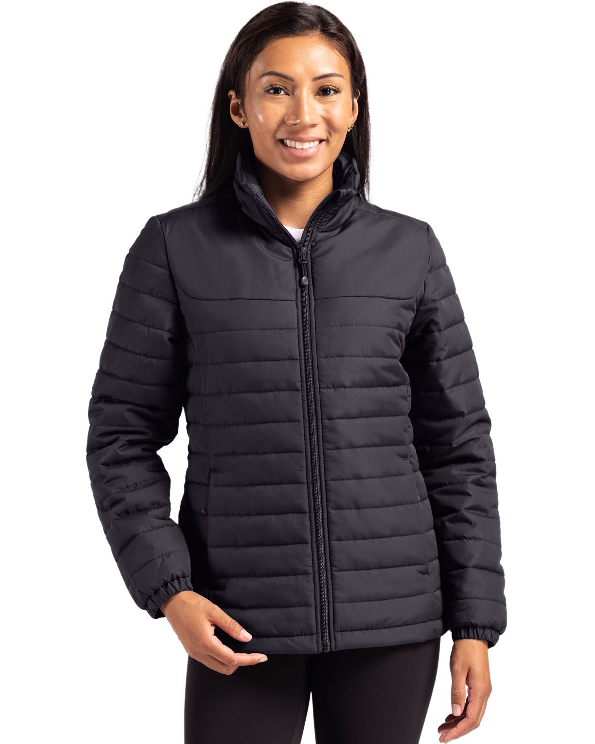 Clique Women's Elevation Recycled Insulated Puffer Full Zip Jacket-1