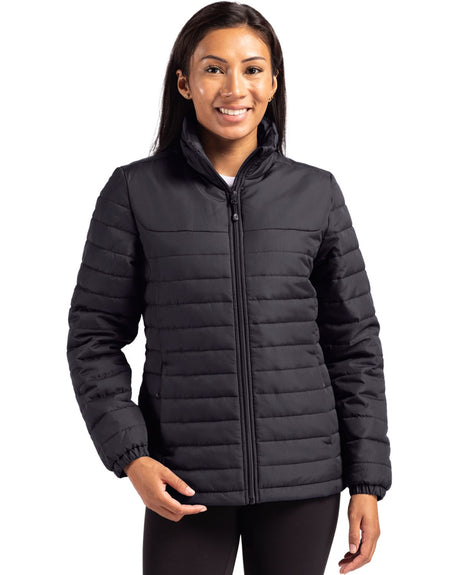 Clique Women's Elevation Recycled Insulated Puffer Full Zip Jacket-1