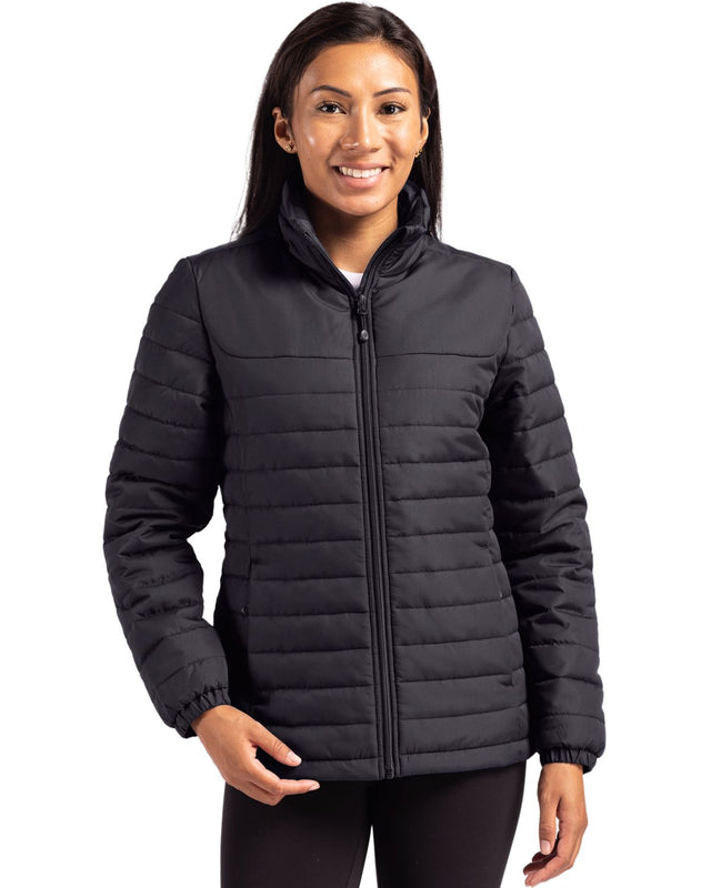 Clique Women's Elevation Recycled Insulated Puffer Full Zip Jacket-1