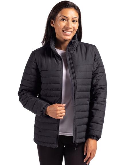 Clique Women's Elevation Recycled Insulated Puffer Full Zip Jacket-2