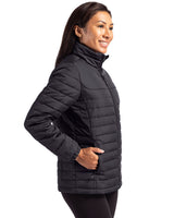Clique Women's Elevation Recycled Insulated Puffer Full Zip Jacket-4