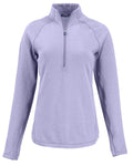 Cutter & Buck Women's Peshastin Recycled GridFleece Half Zip Pullover-1