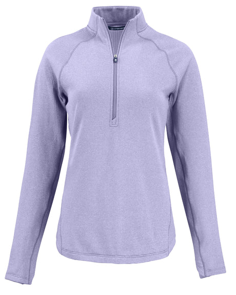 Cutter & Buck Women's Peshastin Recycled GridFleece Half Zip Pullover-1