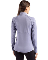 Cutter & Buck Women's Peshastin Recycled GridFleece Half Zip Pullover-5