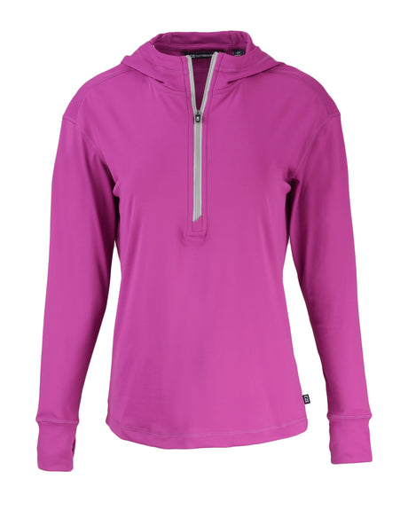 Cutter & Buck Women's Daybreak Recycled Half Zip Hooded Pullover-1