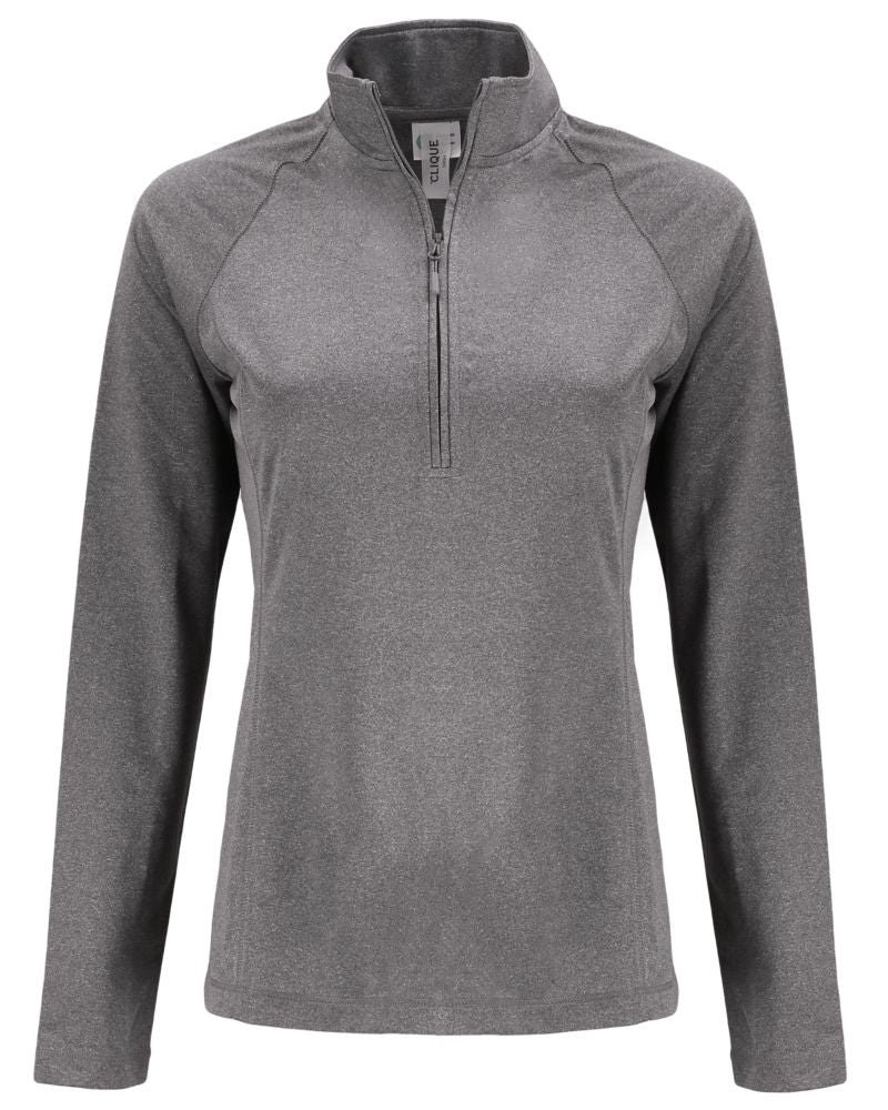 Clique Women's Dash Recycled Quarter Zip Sweatshirt-2