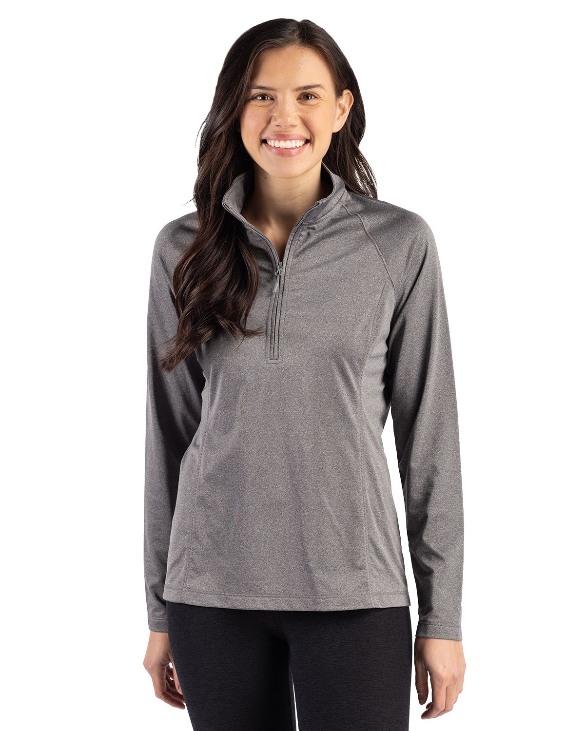 Clique Women's Dash Recycled Quarter Zip Sweatshirt-4